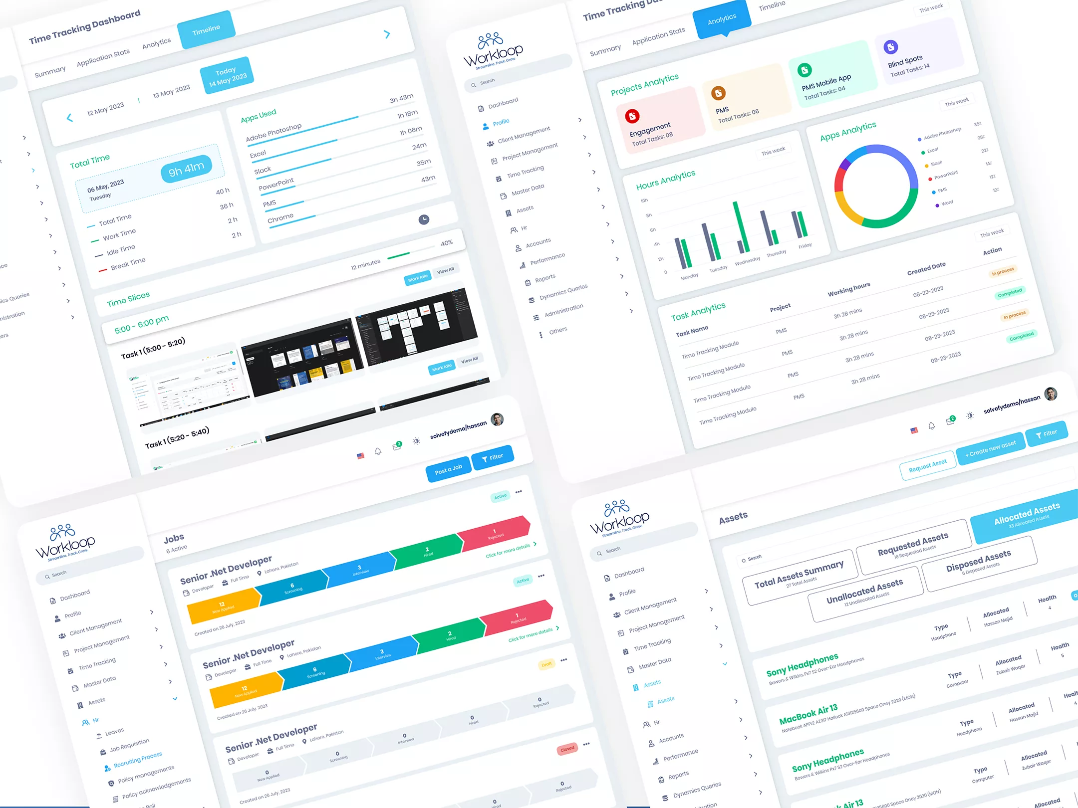 Workloop Web Dashboard